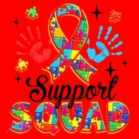 Autism Support Squad Santa Hat thumb 1