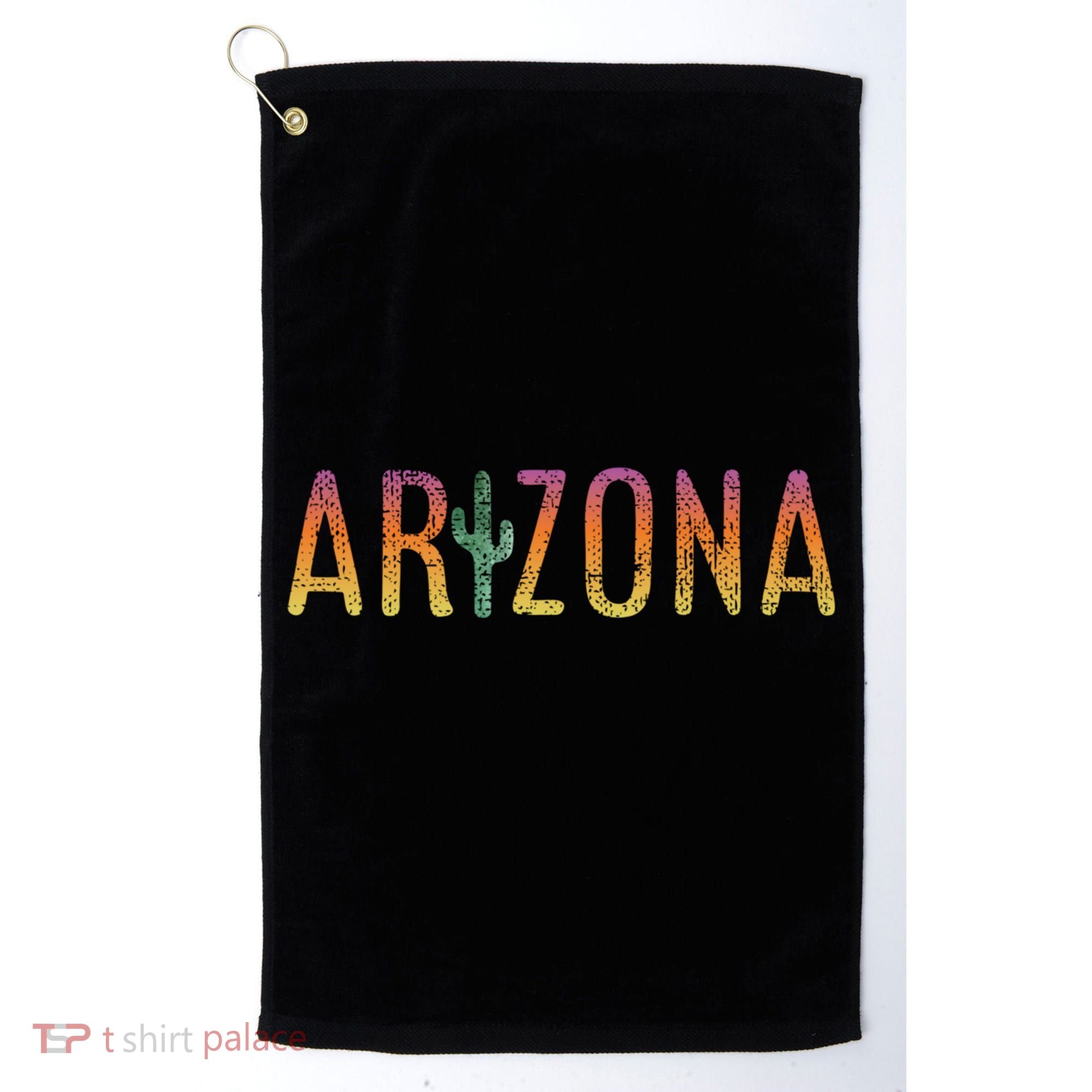 Arizona State Souvenir Arizona Cactus Funny Gift Golf Towel