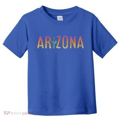 Arizona State Souvenir Arizona Cactus Funny Gift Toddler T-Shirt