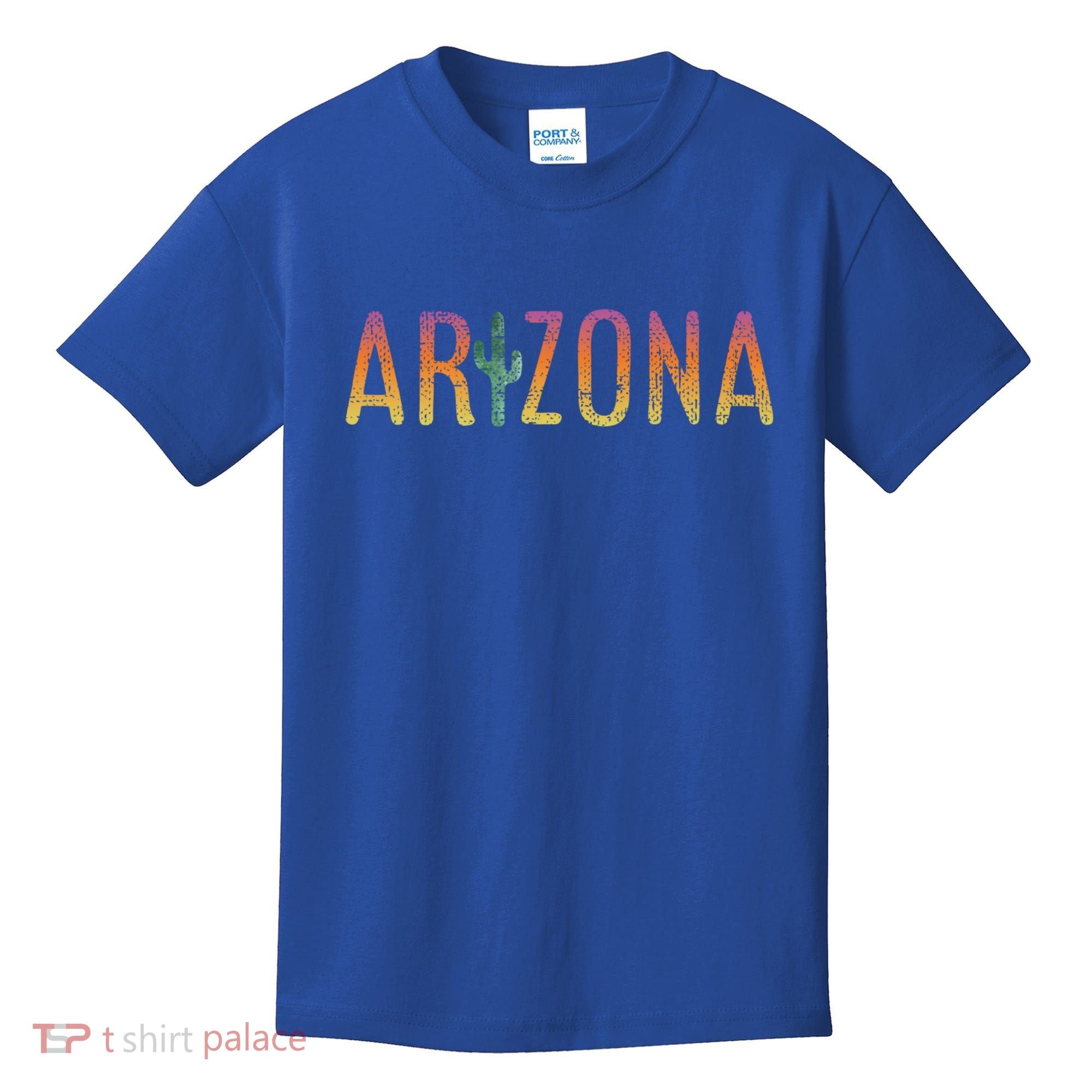 Arizona State Souvenir Arizona Cactus Funny Gift Kids T-Shirt