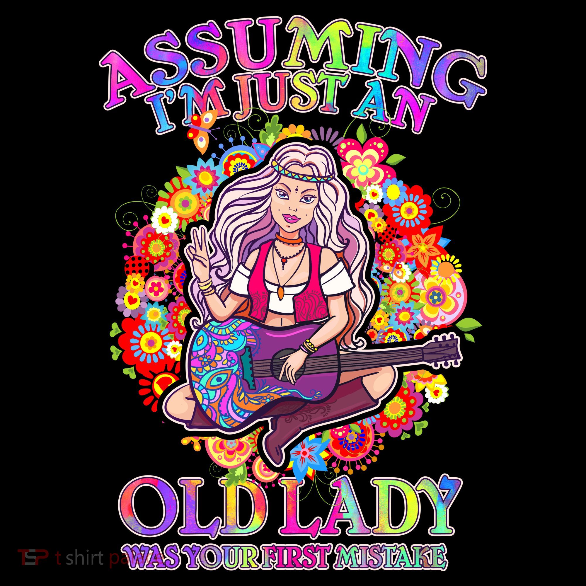 Assuming I'm Just An Old Lady USA-Made Doggie Bandana