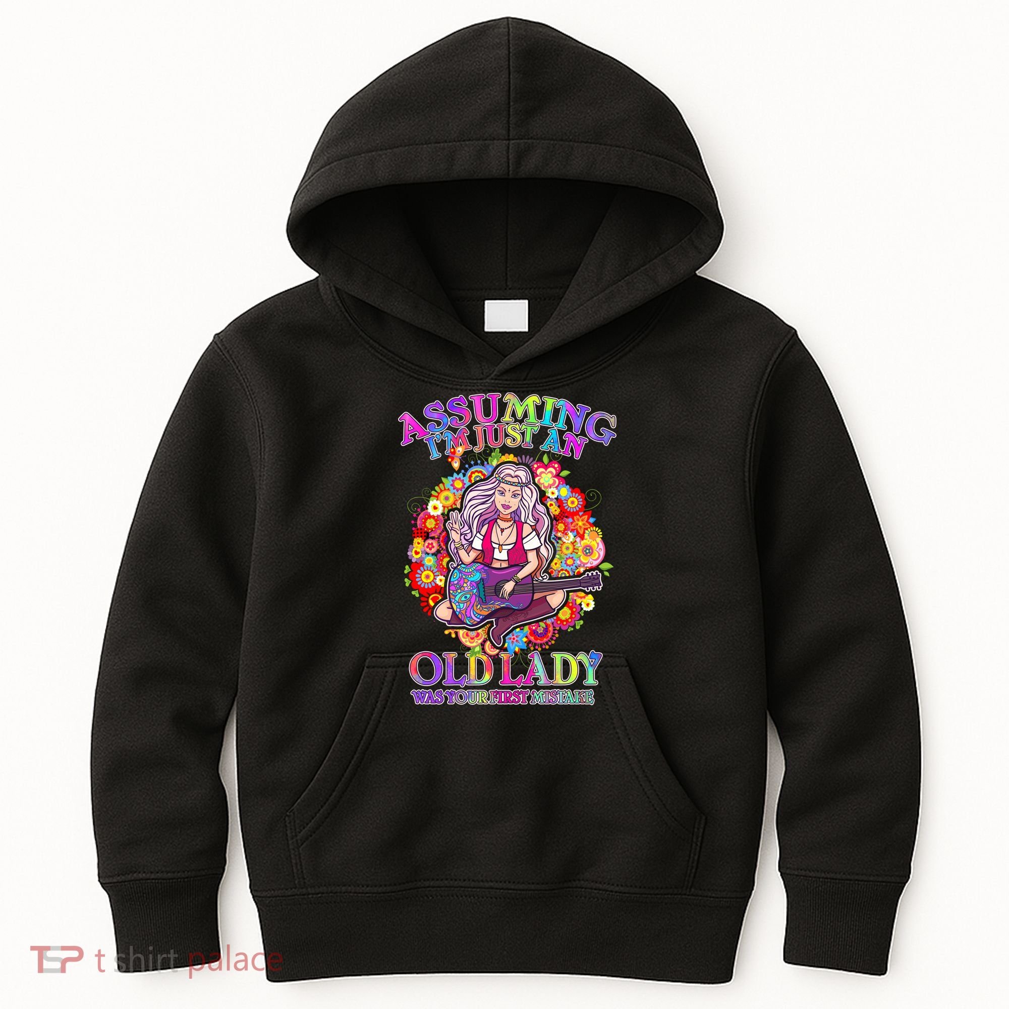 Assuming I'm Just An Old Lady Kids Hoodie