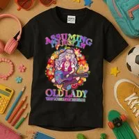 Assuming I'm Just An Old Lady Kids T-Shirt thumb 3
