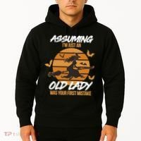 Assuming I'm Just An Old Lady Was a Mistake Halloween Hoodie thumb 2