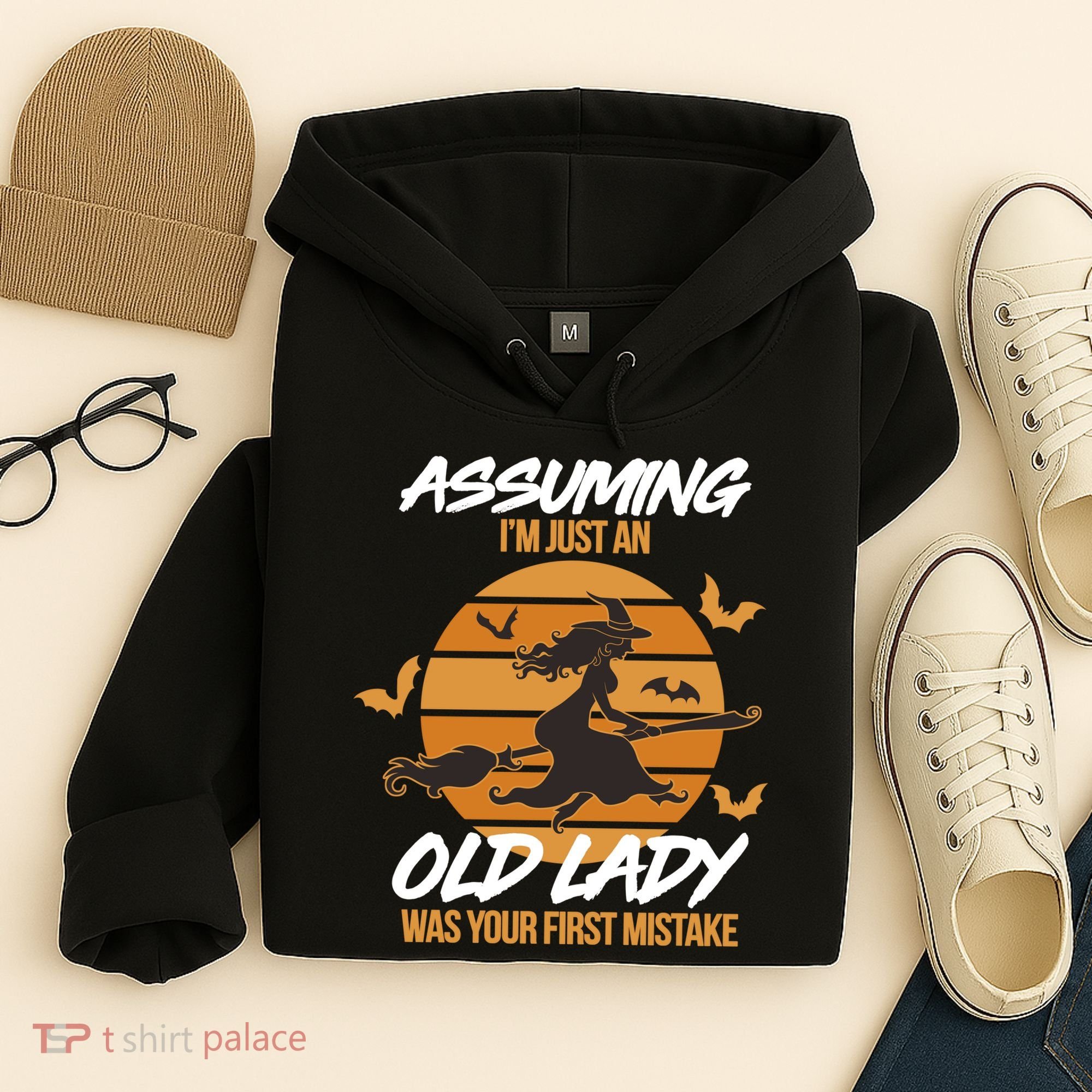 Assuming I'm Just An Old Lady Was a Mistake Halloween Hoodie