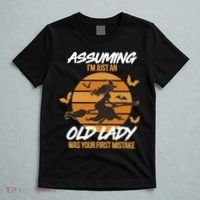 Assuming I'm Just An Old Lady Was a Mistake Halloween T-Shirt thumb 5