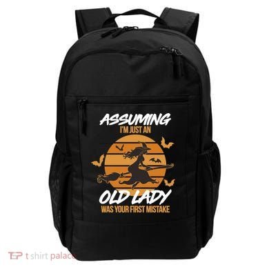 Assuming I'm Just An Old Lady Was a Mistake Halloween Backpack