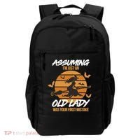 Assuming I'm Just An Old Lady Was a Mistake Halloween Backpack thumb 0