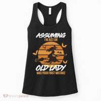 Assuming I'm Just An Old Lady Was a Mistake Halloween Women's Tank Top thumb 0