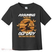 Assuming I'm Just An Old Lady Was a Mistake Halloween Toddler T-Shirt thumb 0