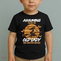 Assuming I'm Just An Old Lady Was a Mistake Halloween Toddler T-Shirt thumb 2