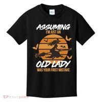 Assuming I'm Just An Old Lady Was a Mistake Halloween Kids T-Shirt thumb 0