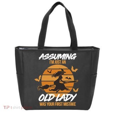 Assuming I'm Just An Old Lady Was a Mistake Halloween Tote Bag