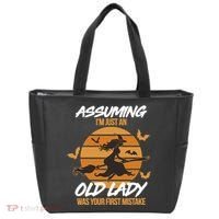 Assuming I'm Just An Old Lady Was a Mistake Halloween Tote Bag thumb 0