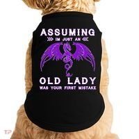 Assuming I'm Just An Old Lady Was Your First Mistake Doggie Tank thumb 0
