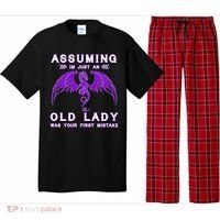 Assuming I'm Just An Old Lady Was Your First Mistake Pajama Set thumb 0