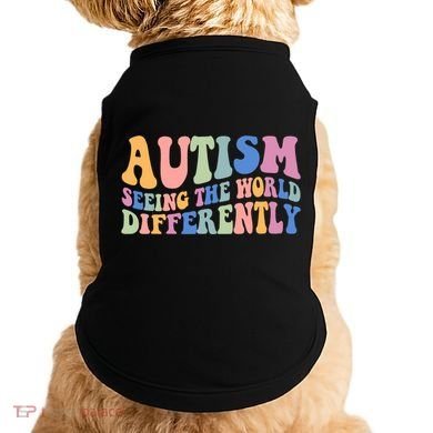 Autism Seeing The World Differently Groovy Doggie Tank