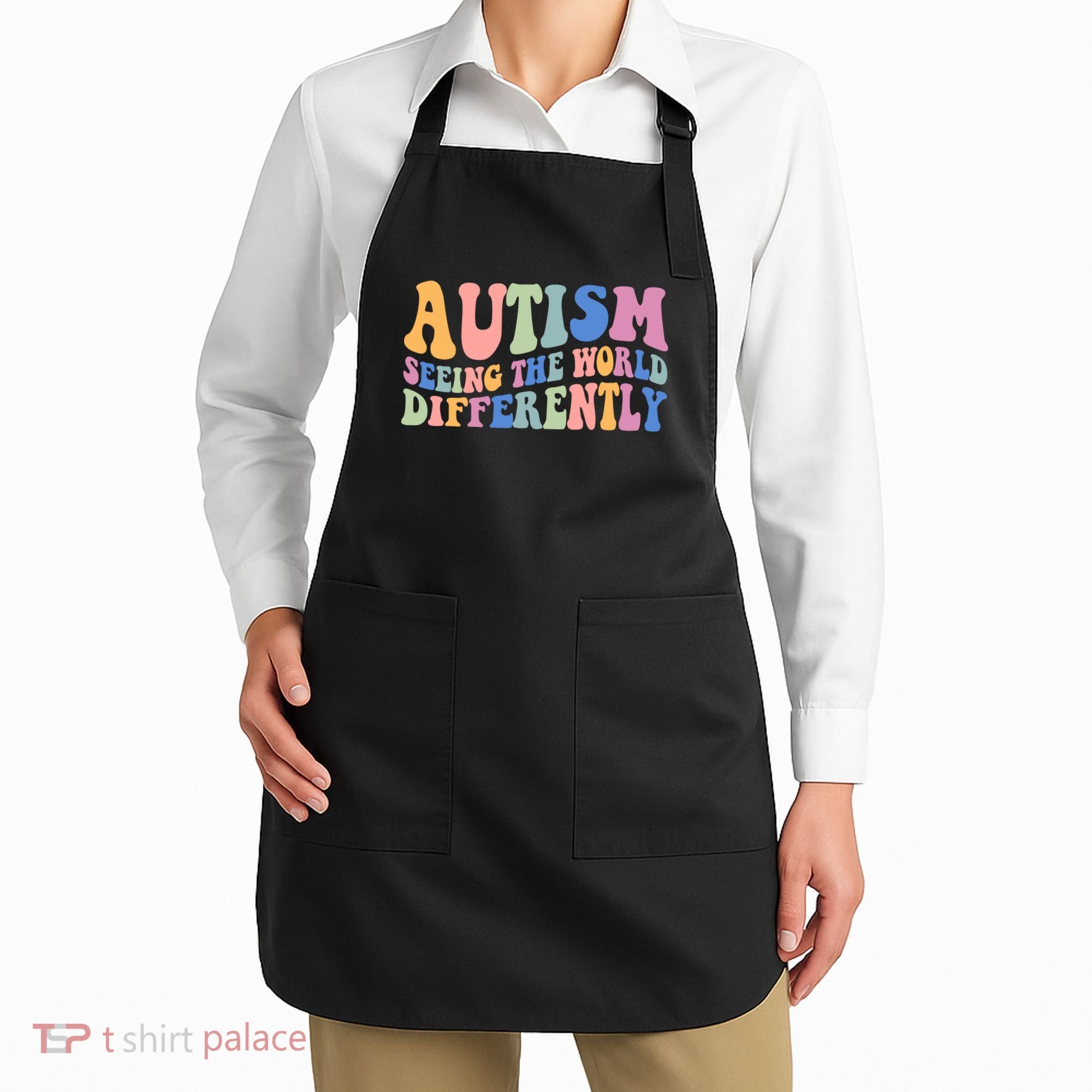 Autism Seeing The World Differently Groovy Apron