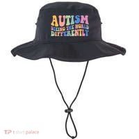 Autism Seeing The World Differently Groovy Bucket Hat thumb 0