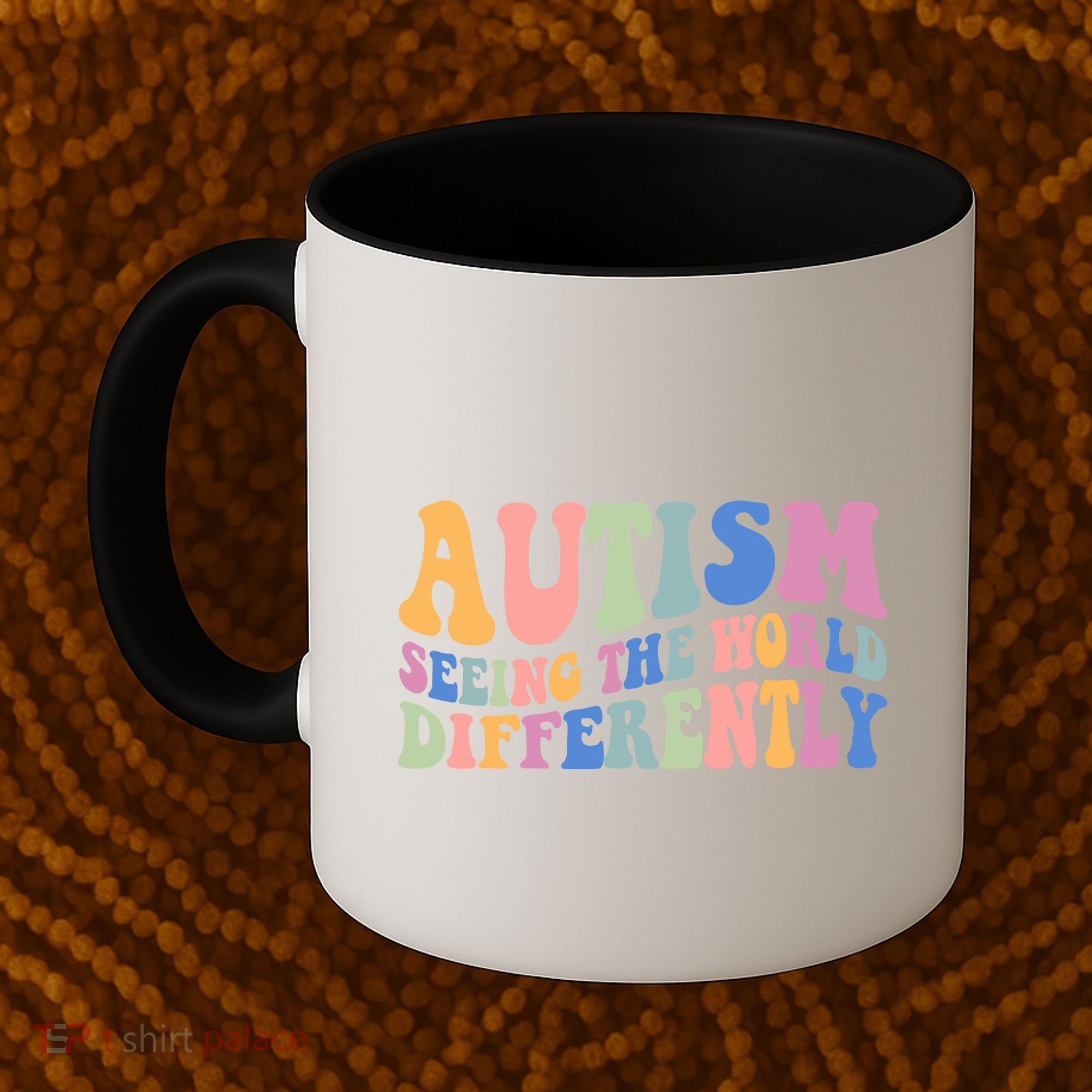 Autism Seeing The World Differently Groovy Coffee Mug