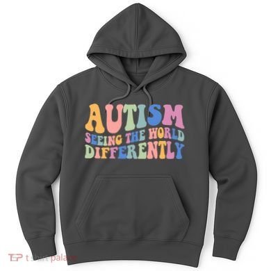 Autism Seeing The World Differently Groovy Hoodie