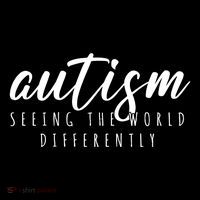 Autism Seeing The World Differently USA-Made Doggie Bandana thumb 2