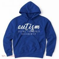 Autism Seeing The World Differently Hoodie thumb 0