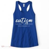 Autism Seeing The World Differently Women's Tank Top thumb 0