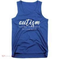 Autism Seeing The World Differently Tank Top thumb 0