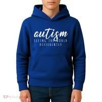 Autism Seeing The World Differently Kids Hoodie thumb 4