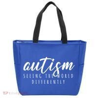 Autism Seeing The World Differently Tote Bag thumb 0