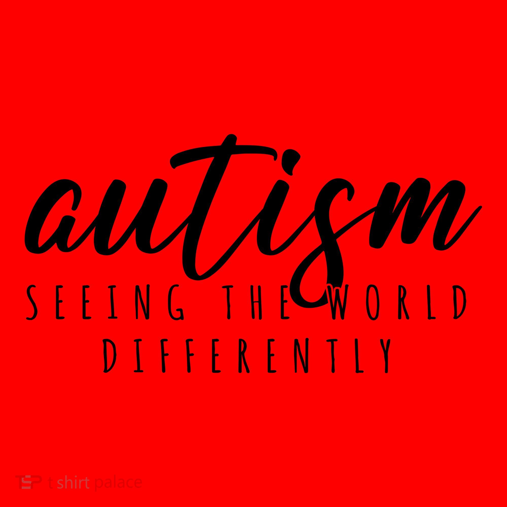 Autism Seeing The World Differently Santa Hat