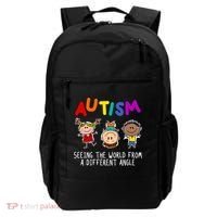 Autism Seeing The World From A Different Angle Cartoon Backpack thumb 0