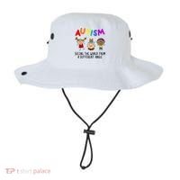 Autism Seeing The World From A Different Angle Cartoon Bucket Hat thumb 0