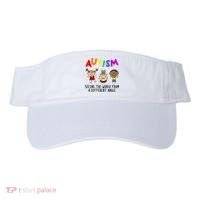 Autism Seeing The World From A Different Angle Cartoon Visor thumb 0