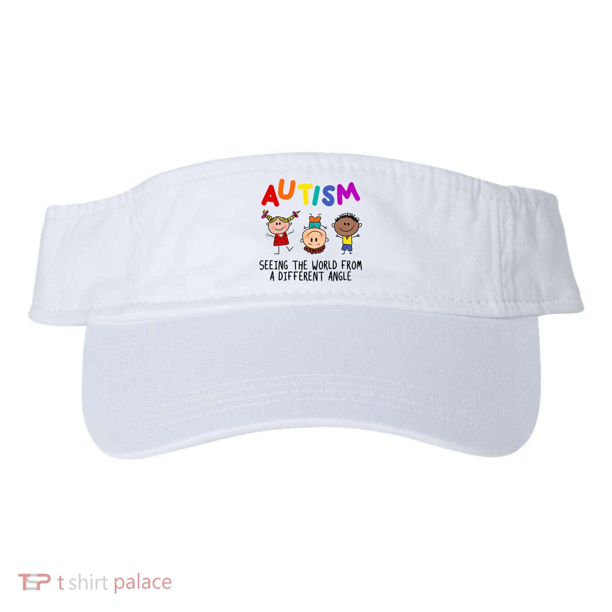 Autism Seeing The World From A Different Angle Cartoon Visor
