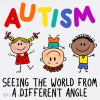 Autism Seeing The World From A Different Angle Cartoon Visor thumb 3