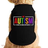 Autism Seeing The World Differently Doggie Tank thumb 0