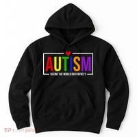 Autism Seeing The World Differently Hoodie thumb 0