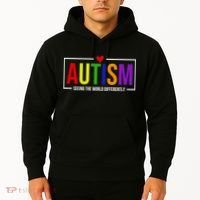 Autism Seeing The World Differently Hoodie thumb 2