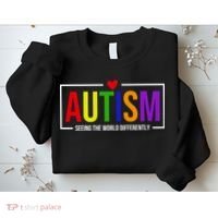 Autism Seeing The World Differently Sweatshirt thumb 2