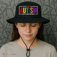 Autism Seeing The World Differently Bucket Hat thumb 3