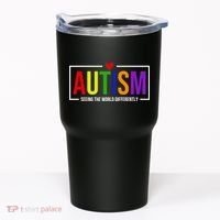 Autism Seeing The World Differently Tumbler thumb 0