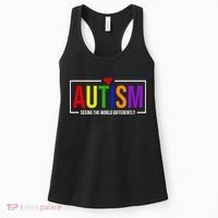 Autism Seeing The World Differently Women's Tank Top thumb 0