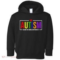Autism Seeing The World Differently Toddler Hoodie thumb 0
