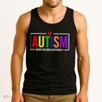 Autism Seeing The World Differently Tank Top thumb 3
