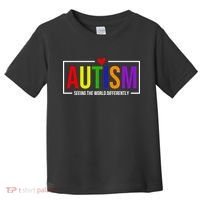 Autism Seeing The World Differently Toddler T-Shirt thumb 0