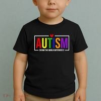 Autism Seeing The World Differently Toddler T-Shirt thumb 2