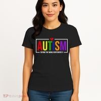 Autism Seeing The World Differently Women's T-Shirt thumb 4