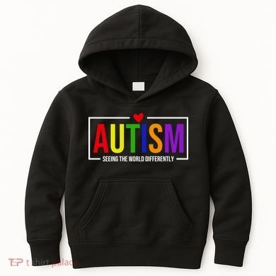 Autism Seeing The World Differently Kids Hoodie